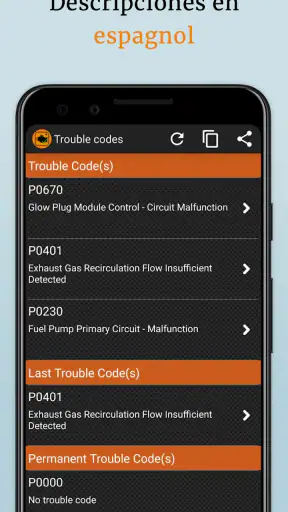 EOBD Facile - OBD2 Car Scanner screenshot