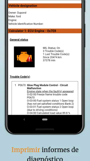 EOBD Facile - OBD2 Car Scanner screenshot