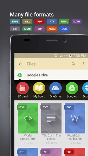 eReader Prestigio: Lector screenshot
