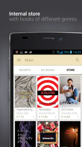eReader Prestigio: Lector screenshot