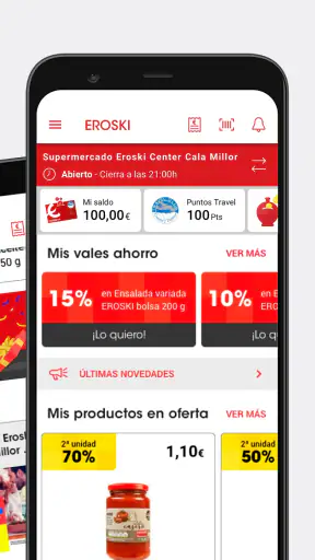 EROSKI Supermercados screenshot