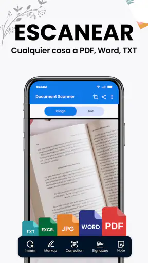 Escáner AI, escanear documento screenshot