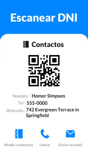 Escaner de códigos QR y barras screenshot