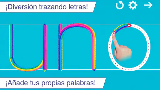 Escribo en letras de imprenta screenshot