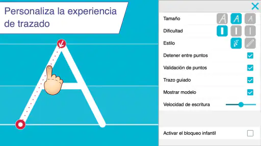Escribo en letras de imprenta screenshot