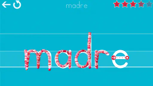 Escribo en letras de imprenta screenshot