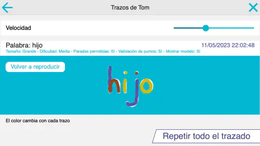 Escribo en letras de imprenta screenshot