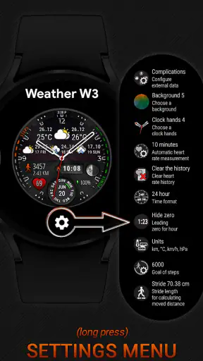 Esfera Clima W3 screenshot