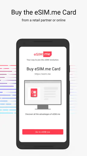 eSIM.me: ACTUALIZAR a eSIM screenshot