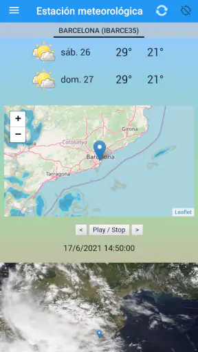 Estación meteorológica screenshot