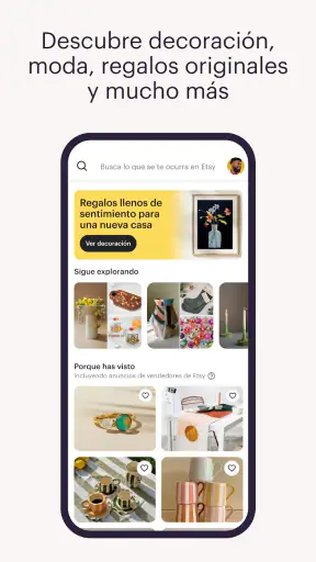 Etsy: manualidades y regalos screenshot