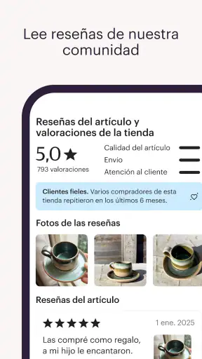 Etsy: manualidades y regalos screenshot