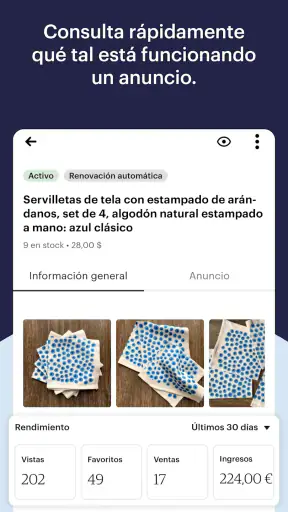 Etsy Seller: tu tienda screenshot
