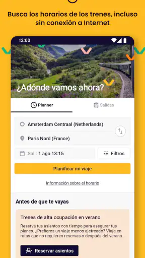Eurail/Interrail Rail Planner screenshot