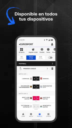 Eurosport: actualidad en vivo screenshot