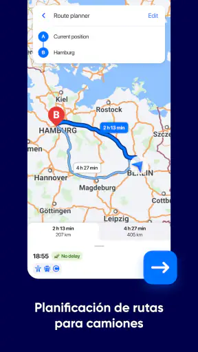 Eurowag Navigation - Truck GPS screenshot
