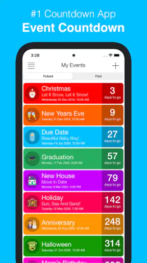 Event Countdown - Calendar App screenshot