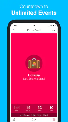 Event Countdown - Calendar App screenshot