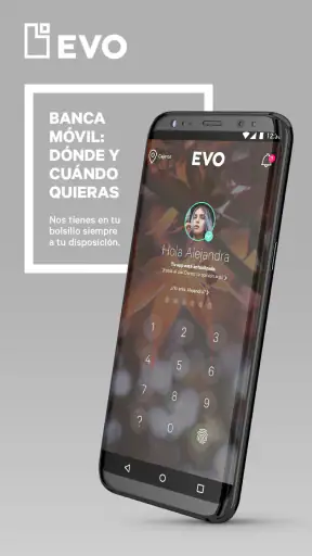 EVO Banco móvil screenshot