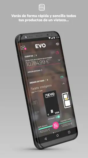 EVO Banco móvil screenshot