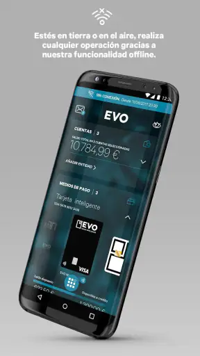 EVO Banco móvil screenshot