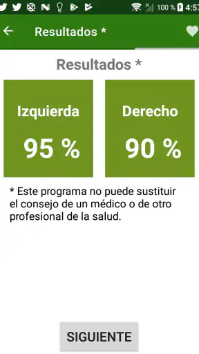 Examen visual screenshot