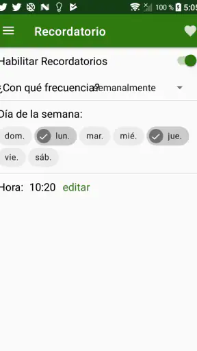 Examen visual screenshot