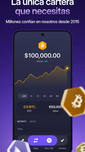 Exodus: Cartera Cripto Bitcoin screenshot