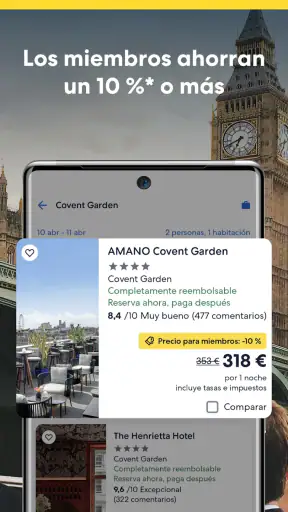 Expedia: viaje, hotel, vuelo screenshot