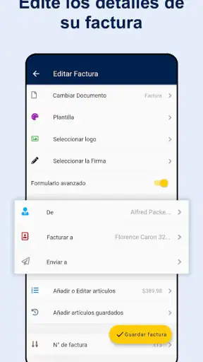 Factura App: Cree su factura screenshot