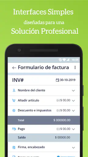 Factura Sencilla screenshot