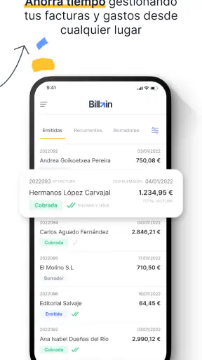 Facturas y presupuestos fácil screenshot