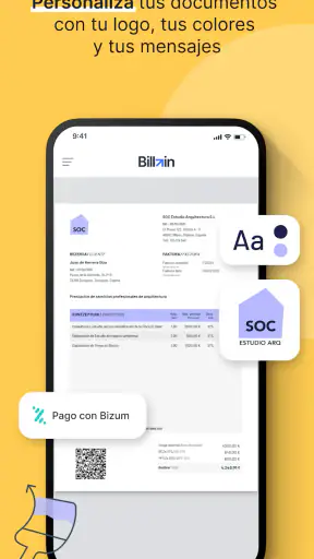 Facturas y presupuestos fácil screenshot
