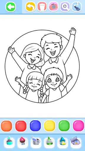 Family Love Coloring Book screenshot