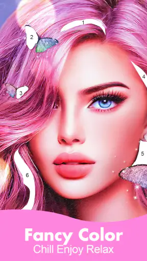 Fancy Color-Paint by Number screenshot