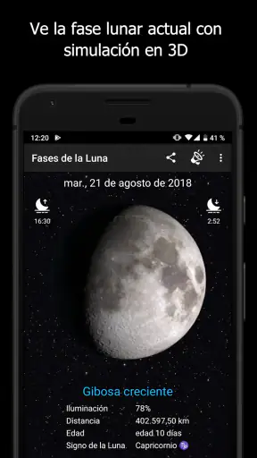 Fases de la Luna screenshot