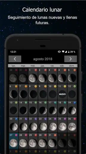 Fases de la Luna screenshot