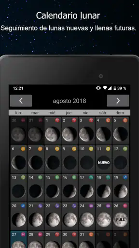 Fases de la Luna screenshot