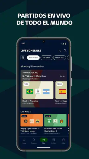 FIFA+ | App de fútbol en vivo screenshot