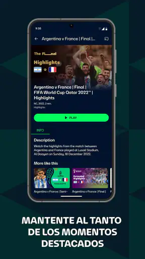 FIFA+ | App de fútbol en vivo screenshot