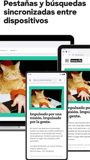 Firefox: navegador web privado screenshot