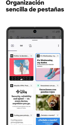 Firefox: navegador web privado screenshot