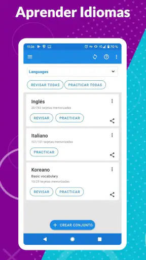 Flashcards - Tarjetas screenshot