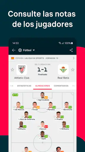 Flashscore: Resultados en vivo screenshot