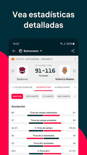 Flashscore: Resultados en vivo screenshot