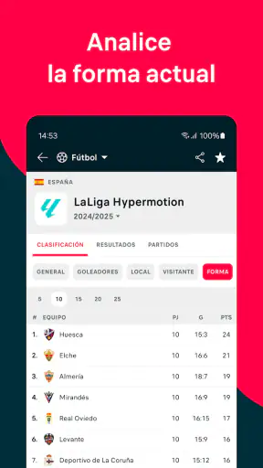Flashscore: Resultados en vivo screenshot