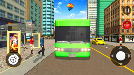 Flying City Bus Simulator 2024 screenshot