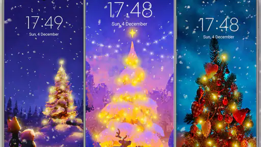 Fondo animado árbol de navidad screenshot