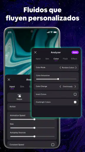 Fondo de pantalla 4D: Fluido screenshot