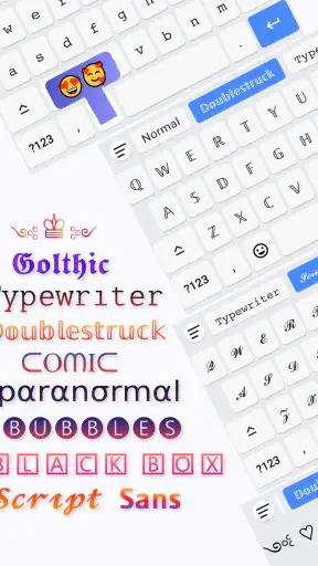 Fonts Aa - Teclado de fuente screenshot